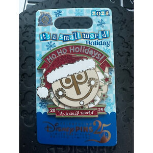 Disney Pin - it's a small world Ho Ho Holidays 2025 LE 2500 Holiday